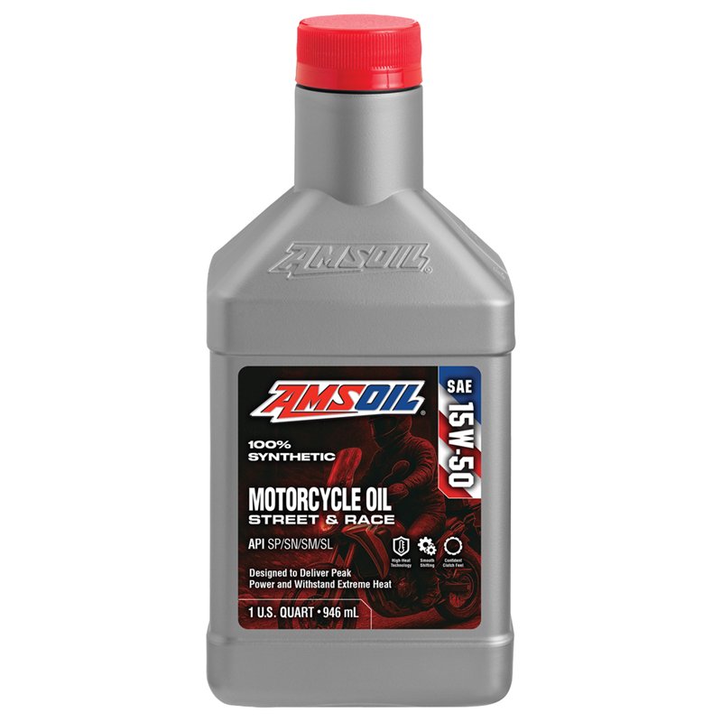 AMSOIL 15W-50 Synthetic Motorcycle Oil