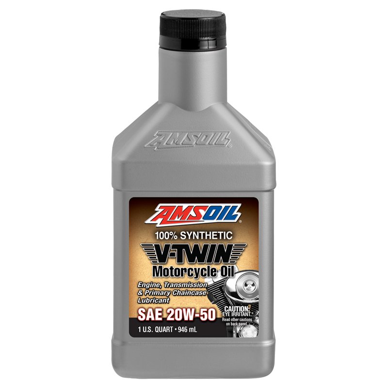 AMSOIL 20W-50 Synthetic V-Twin Motorcycle Oil